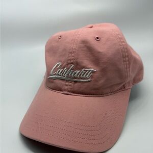 Carhartt Womens Canvas Script Graphic Hat Baseball Cap Pink